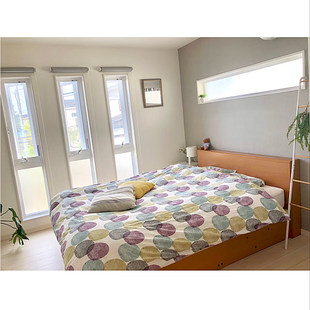 comoのIKEA (イケア)-IKEA(イケア) MALIN RUND 150x200/50x60 cm 60224926 掛け布団カバー&枕カバー、マルチカラーの家具・インテリア写真