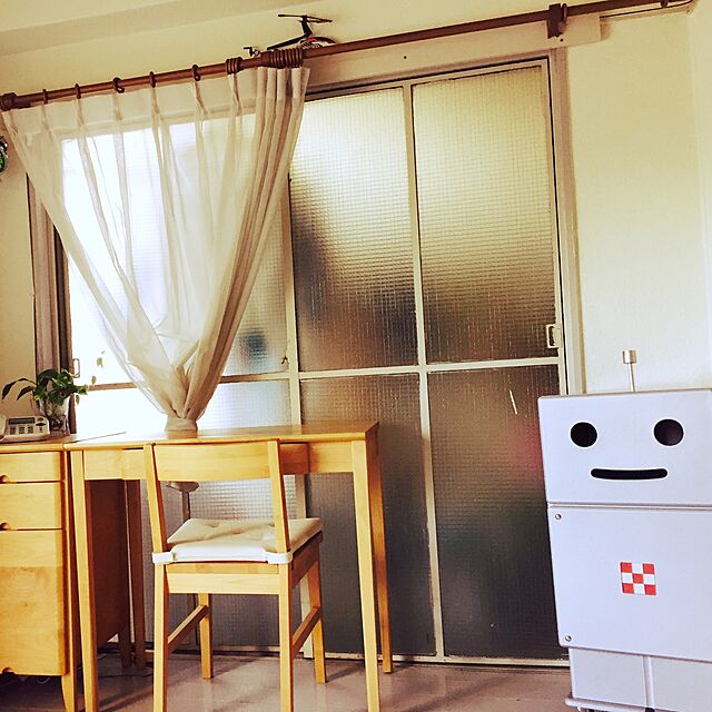 yujicoのえて(エテ)-えて 木製収納ロボ ロビット(Robit) シルバーの家具・インテリア写真