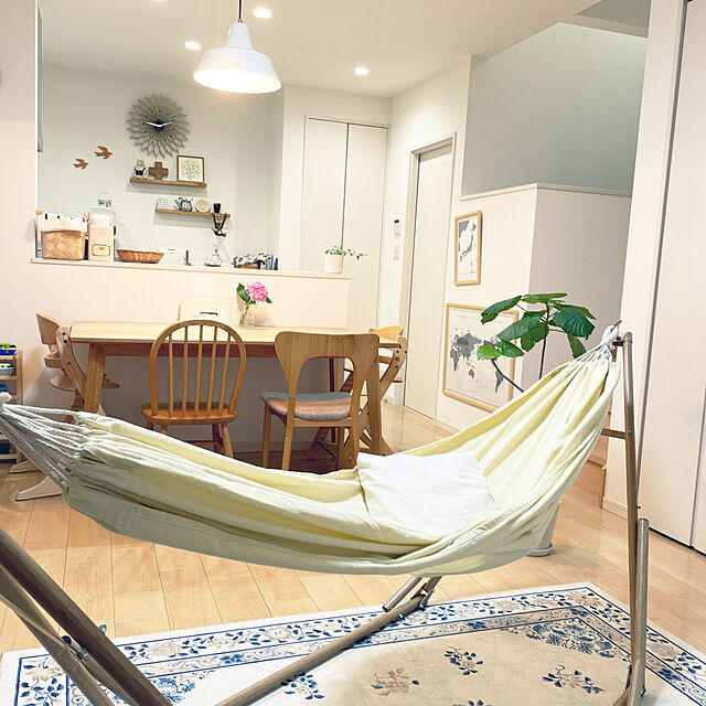 ma...の萩原-洗えるフランネルラグ ミュゲの家具・インテリア写真