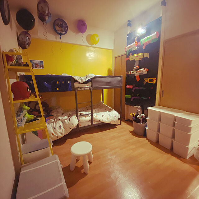Yuukiのイケア-TUFFING トゥッフィング 2段ベッドフレームの家具・インテリア写真