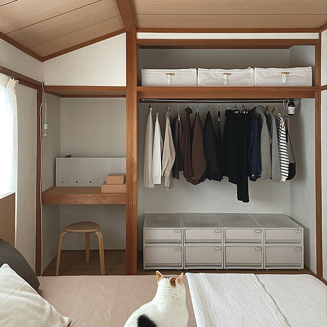 kajiの無印良品-高さが変えられる不織布仕切ケース・小・２枚入りの家具・インテリア写真