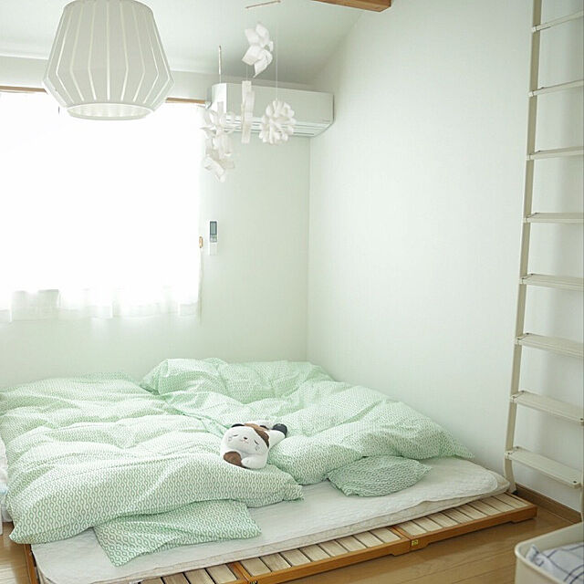 Satokoの-【送料無料】敷きパッド 夏 ワイドキング 200×200cm ファミリーサイズ キングサイズ ひんやりマット 洗える 敷パッド ベッドパッド ゆるりら 12949の家具・インテリア写真