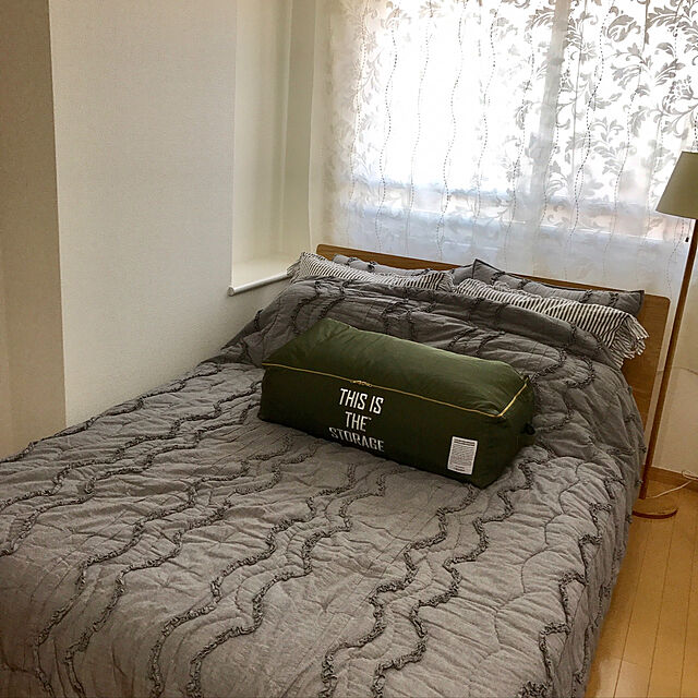 garajijiの無印良品-ベッドフレーム用帆布バスケット・小 大の家具・インテリア写真