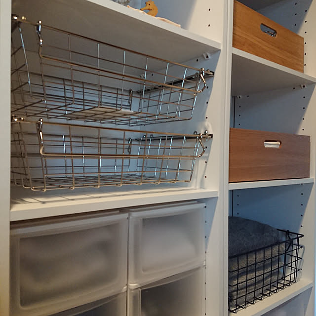 写真付きレビュー ニトリ カラーボックス Nカラボ 5段 ホワイトウォッシュ の通販商品 口コミ情報 Roomclipショッピング