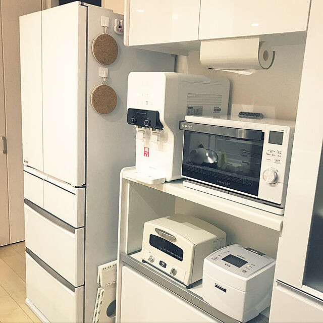 yuchiharuのシャープ-シャープ スチームオーブンレンジ ヘルシオ 18L ホワイト AX-CA450-Wの家具・インテリア写真