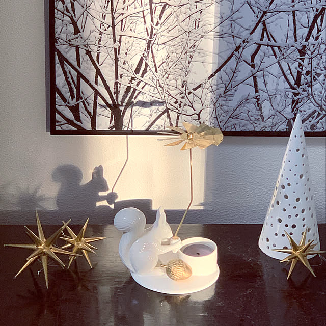 sacchiの-dottir (ドティエ) Winter Stories リス/ロータリーキャンドルホルダー 北欧/インテリア/クリスマスの家具・インテリア写真
