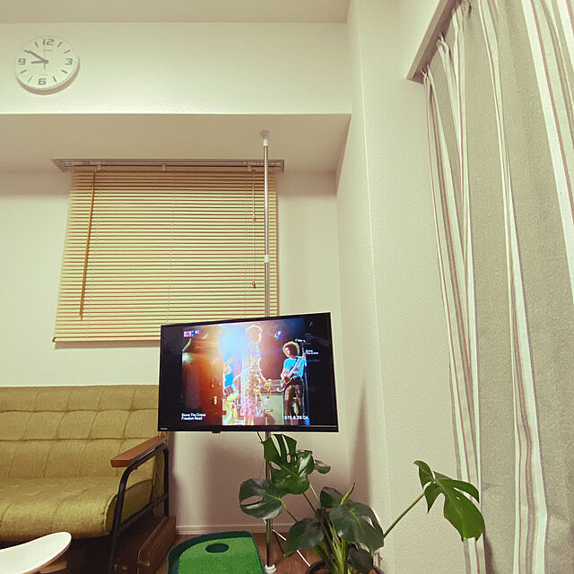 ichiroのカシオ計算機-CASIO(カシオ) 掛け時計 電波時計 白 アナログ 夜間秒針停止 機能付き IQ-1009J-7JFの家具・インテリア写真