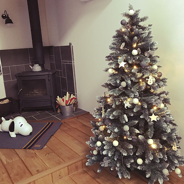 yuzupinの-21日0時から1H限定+5％ クリスマスツリー 北欧 180cm セット  おしゃれ オーナメント LEDの家具・インテリア写真