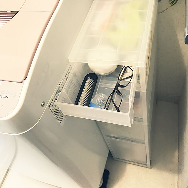 Yukichiのシャープ-シャープ タテ型洗濯乾燥機 穴なし槽 5.5kg ピンク ES-TX5A-Pの家具・インテリア写真