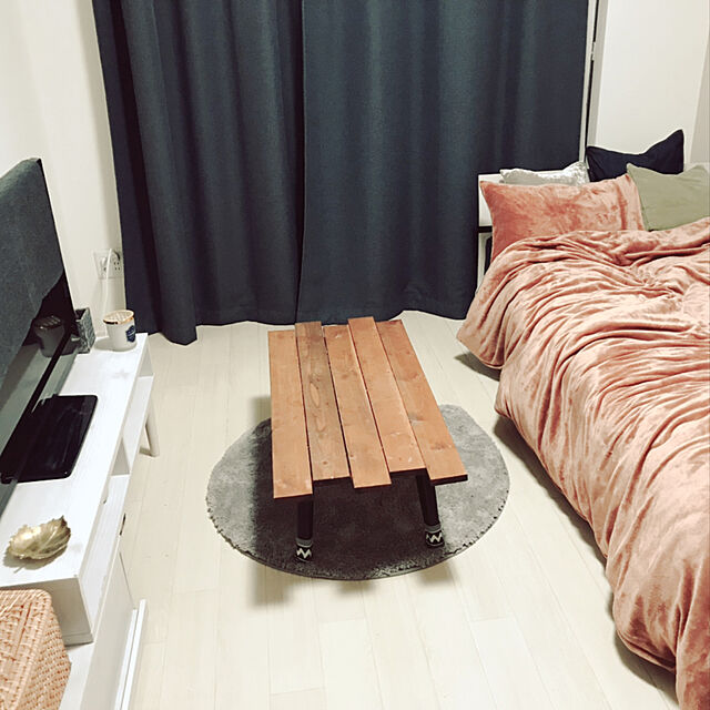 charmyの-ローベッド シングル フロアベッド フレームのみ ベッド 低床 ロータイプ すのこ 木製 シングルベッド フレーム オーク突板 天然木 フロアベット ローベット シングルベット ホワイト ナチュラル ウェンジ 北欧 モダン カジュアル シンプル おしゃれの家具・インテリア写真