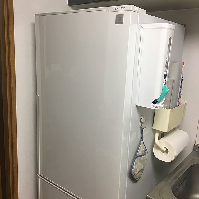 naoOnのシャープ-シャープ 冷蔵庫 プラズマクラスター搭載 271Lタイプ ホワイト SJ-PD27B-Wの家具・インテリア写真