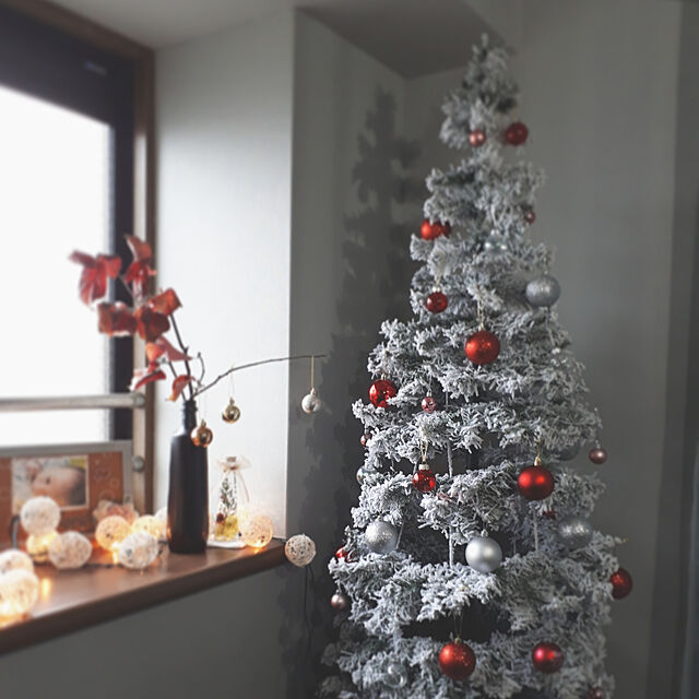 kagochanの-クリスマスツリー 180cm 北欧 おしゃれ クリスマスツリー 180cm 北欧 ポップアップスノーツリー 飾りの家具・インテリア写真