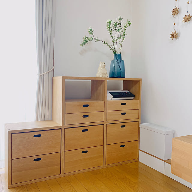 yukaのイケア-IKEA・イケア KVISSLE  ケーブルマネジメントボックス, コルク, ホワイトの家具・インテリア写真