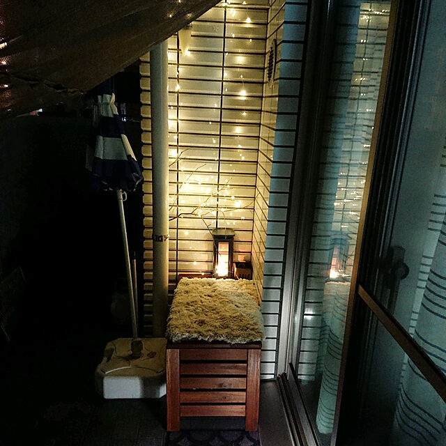 porinのイケア-IKEA Original APPLARO-エップラロー- アカシア材 収納ベンチ 80x41cm ブラウンの家具・インテリア写真