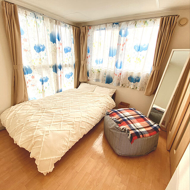 325のニトリ-マルチすっぽりシーツ セミダブル(Nパイル2GY SD) の家具・インテリア写真