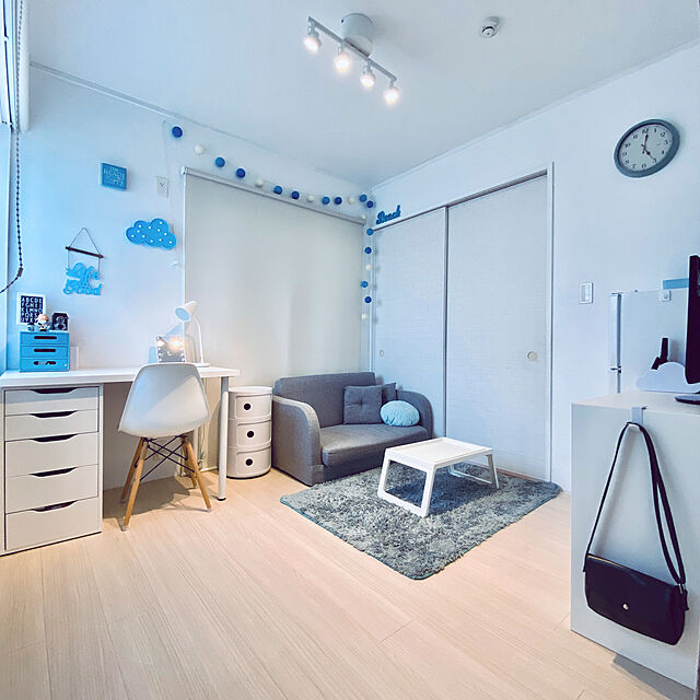 yukariのイケア-【あす楽】IKEA イケア ベッドトレイ ホワイト 白 d10289086 KLIPSK クリプスク 寝具 収納 ナイトテーブル おしゃれ シンプル 北欧 かわいい 家具の家具・インテリア写真