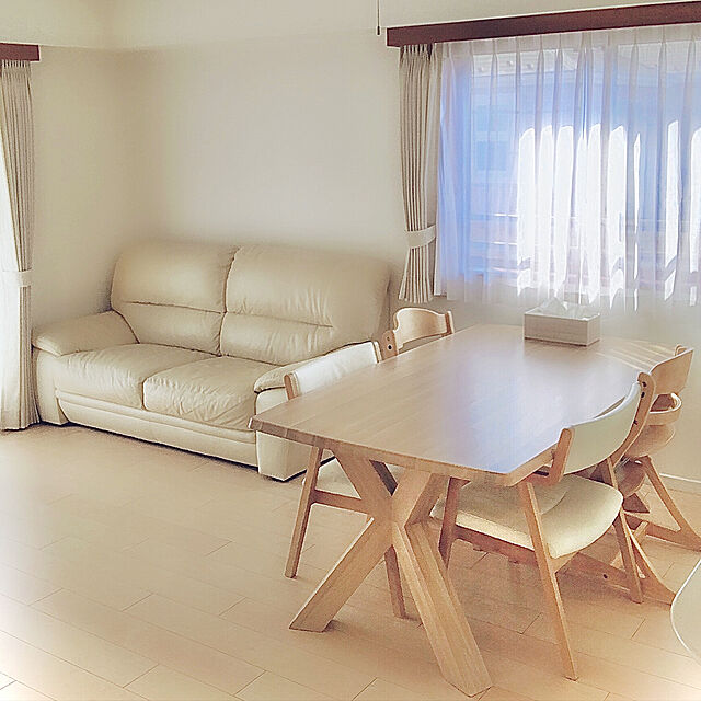 Mの-ベビーチェア ハイチェア すくすくチェアプラス ナチュラル テーブル&ガード付きの家具・インテリア写真