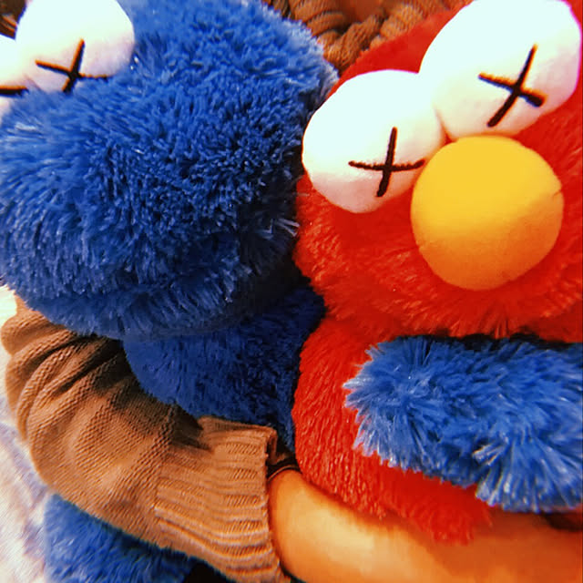 写真付きレビュー 期間限定 店長気まぐれセール Ut カウズ Kaws X セサミストリートsesame Street トイ Toy クッキーモンスター Cookie Monster ぬいぐるみ 新品 の通販商品 口コミ情報 Roomclipショッピング