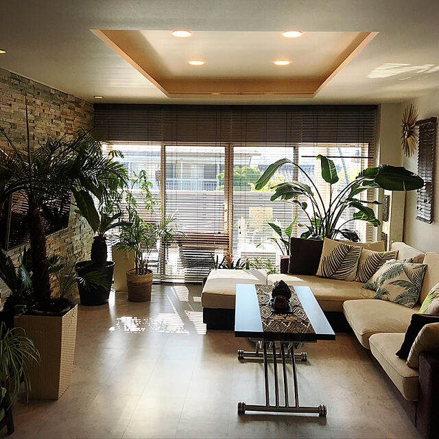 yukikoの-バリ島 プランター 高さ80cm 植木鉢 エクステリア用品ガーデニング　植栽をおしゃれにの家具・インテリア写真