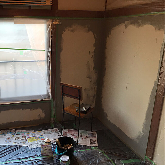 yevisumaruの-カンペハピオ 水性多用途塗料 つやけし アレスアーチ アーチグレー 2Lの家具・インテリア写真