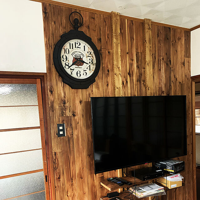 naoの秋月貿易-アンティーク グランドクロック ルート66 掛け時計 ROUTE66 アメリカン雑貨の家具・インテリア写真