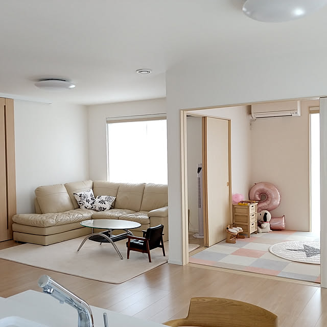 tomyuhのニトリ-右側コーナーソファ(NステイツBE) の家具・インテリア写真