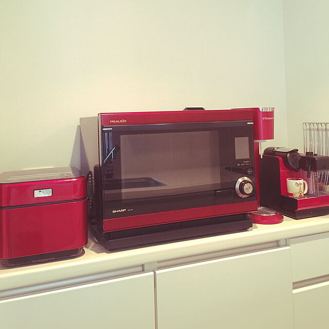 mASaYoukiのNespresso(ネスプレッソ)-ネスレ F511RE コーヒーメーカー 「ネスプレッソ・ラティシマ・タッチ」 赤の家具・インテリア写真