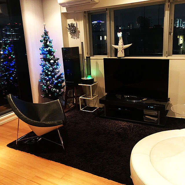 cosplaykoechanのサンコスモ-Xmas LEDファイバークリスマスツリー 高さ180cm グリーン グリーンの家具・インテリア写真