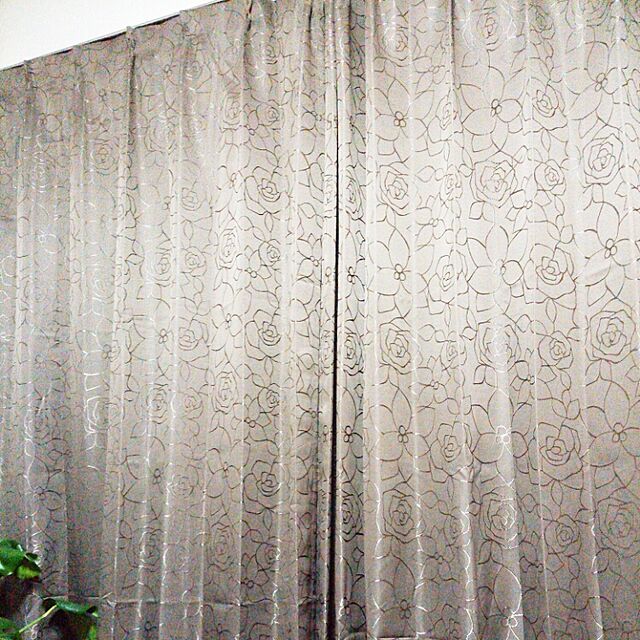 hiroのニトリ-既製カーテン(フラウMO 100X200X2)  【送料有料・玄関先迄納品】の家具・インテリア写真