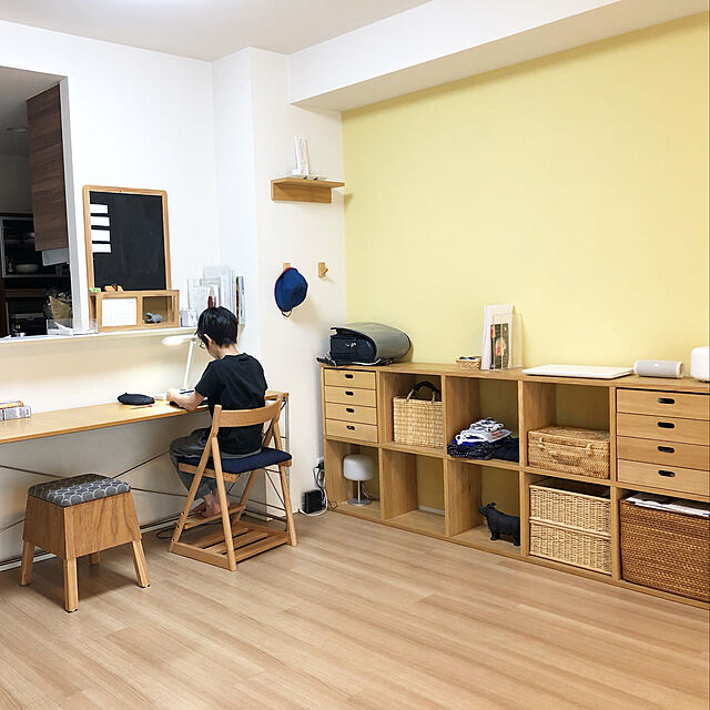iwamayuの無印良品-アクリル収納スタンド・Ａ５サイズの家具・インテリア写真