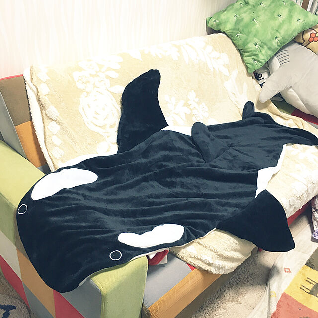 momiji0423の-毛布 シャチ おもしろ ブランケット  ブランケット ニッセン nissenの家具・インテリア写真