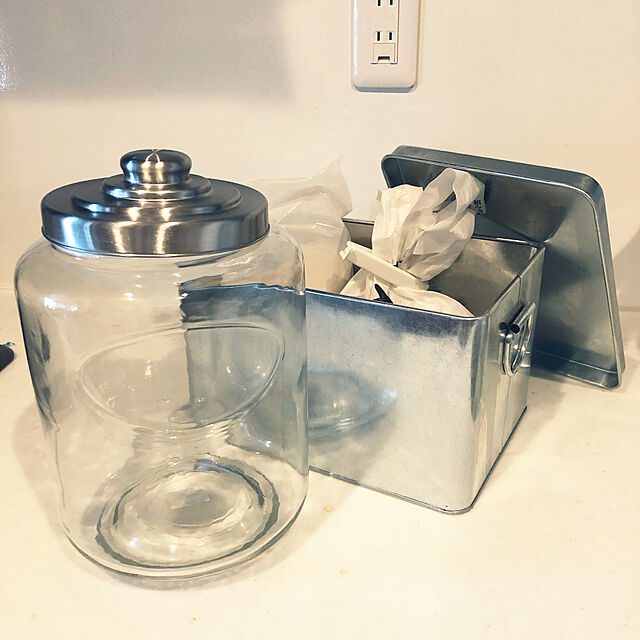 miiiieの-保存容器 6L クッキージャー ガラス ワイド （ キャニスター ガラス保存容器 ガラスクッキージャー ガラスジャー ガラス保存瓶 ）の家具・インテリア写真