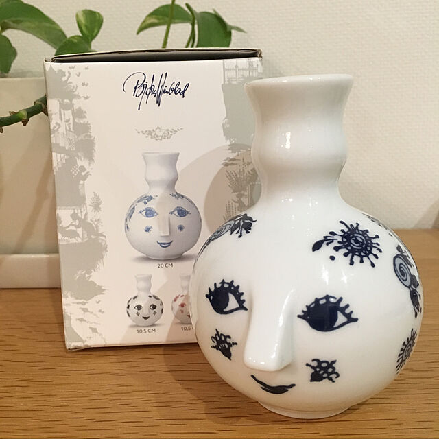 Yo..koの-ビヨン・ヴィンブラッド Bjorn Wiinblad Flower Vase(フラワーベース）H10cm Fieブルー,Mieグレー　北欧デンマーク【RCP】【HLS_DU】の家具・インテリア写真