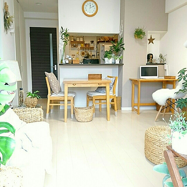 YuriYuriの-salut!(サリュ) ジャガードクッションカバースター -GY- グレーの家具・インテリア写真