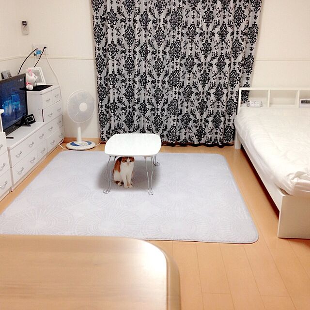 chiroのニトリ-ローテーブル(クラウド WH)  【玄関先迄納品】の家具・インテリア写真