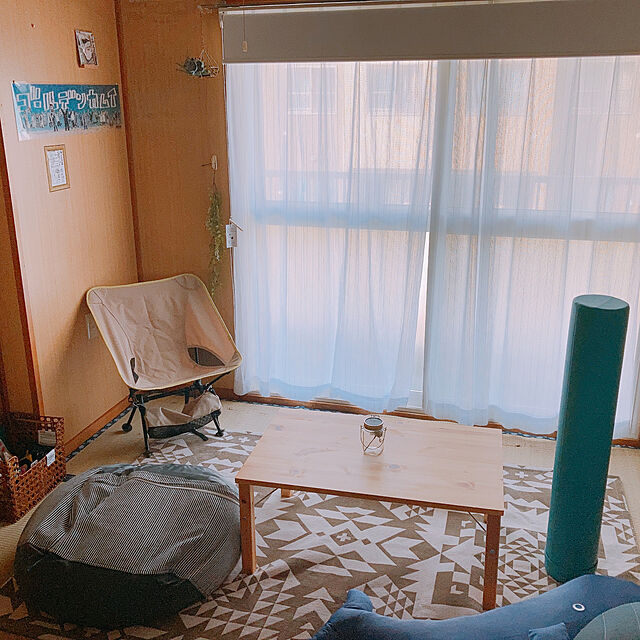 nekonoの無印良品-【無印良品 公式】パイン材ローテーブル・折りたたみ式 幅80×奥行50×高さ35cmの家具・インテリア写真