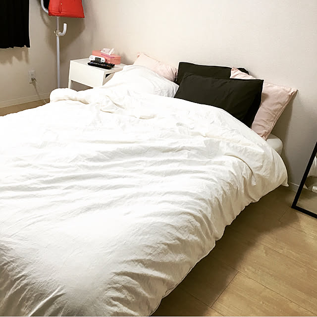 Misakiの-脚付きマットレス ベッド ベット ダブル ダブルベッド 一体型 脚付き ボンネルコイル マットレス 超大型商品の家具・インテリア写真