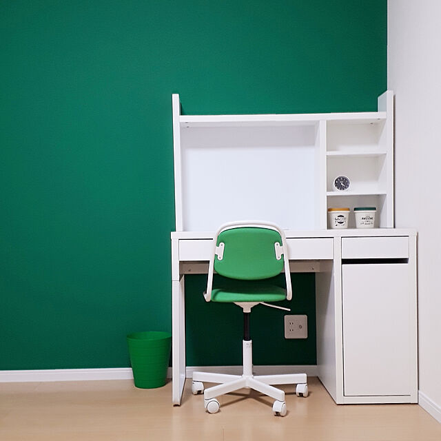 maro38のイケア-[IKEA/イケア/通販]MICKE ミッケ デスク, ホワイト【北欧デザインのデスク。オフィス・パソコン・勉強机に。収納も選べる】[IH](d)(09223322)の家具・インテリア写真