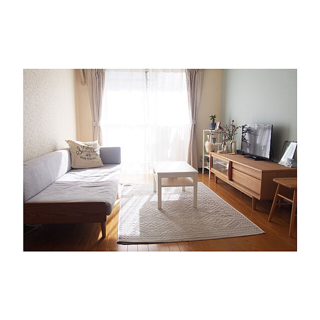 chii0805の-salut!(サリュ) ウッドラックWH ホワイトの家具・インテリア写真