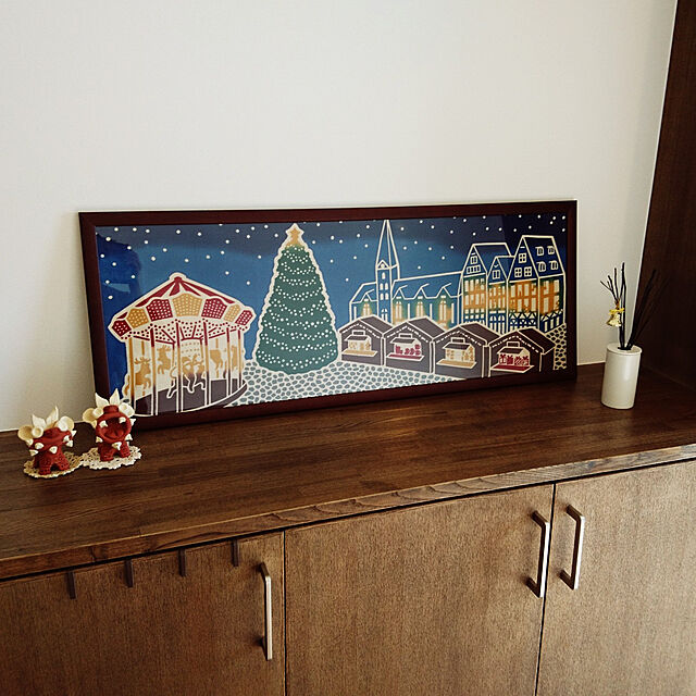boriの-にじゆら 手ぬぐい クリスマスマーケットの家具・インテリア写真
