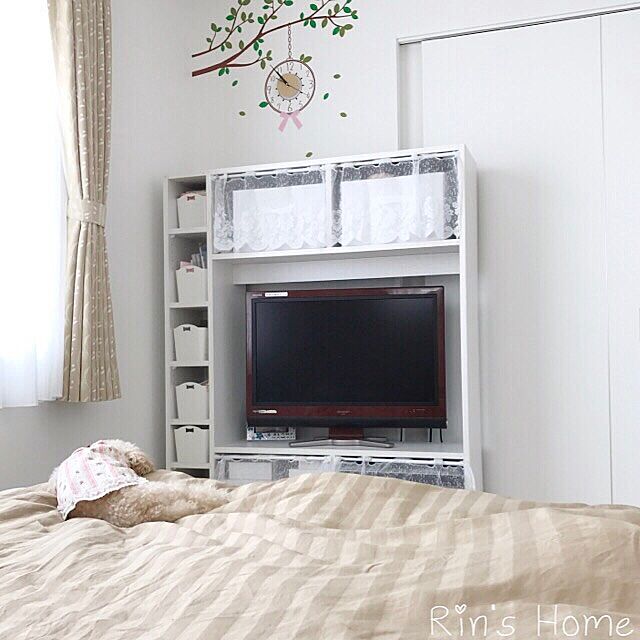 Rinのニトリ-テレビボード(Nウェルカー120 WH) の家具・インテリア写真