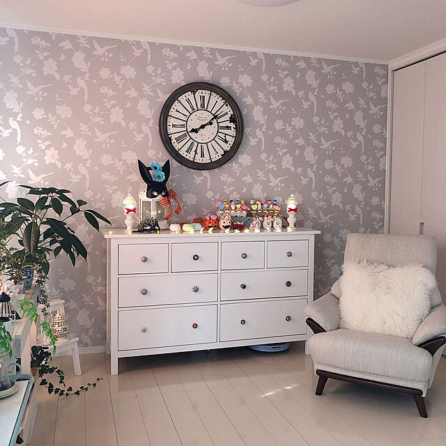 Mikikoのイケア-IKEA イケア チェスト HEMNES 引き出し×8 ホワイトステイン 通販 802.392.67の家具・インテリア写真
