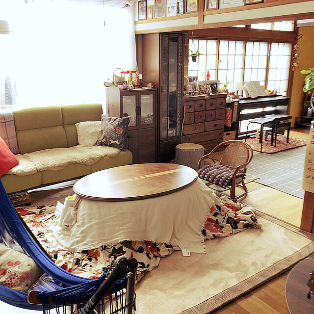 donのニトリ-3人用ソファ(ヒル2 GR/DBR) の家具・インテリア写真