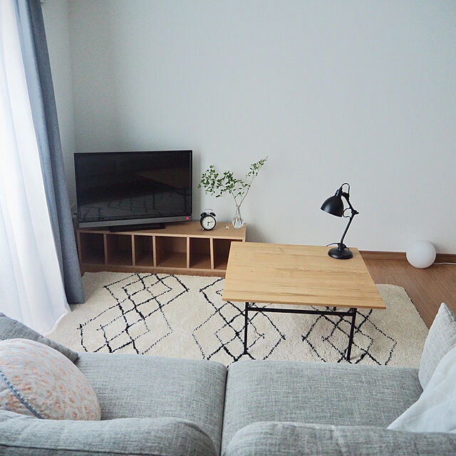 Hitoの無印良品-パルプボードボックス・フリーラック／ベージュの家具・インテリア写真