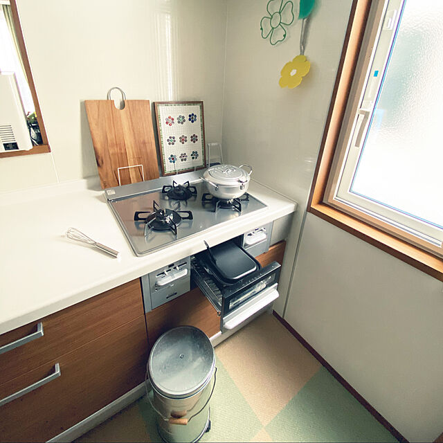 ikのパール金属-グリルパン フタ付き 魚 焼き グリル ラクッキング（鉄製蓋・ハンドル付角型 HB-3994 IH対応 日本製の家具・インテリア写真