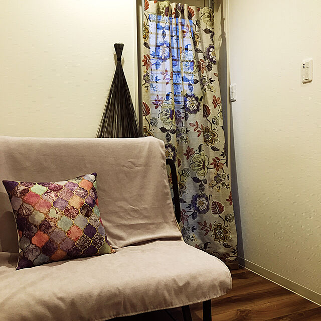 bonapetiの-送料無料 クッションカバー リネン モロッカン パープル グラデーション 紫 リゾート ハワイアン  ギフトの家具・インテリア写真