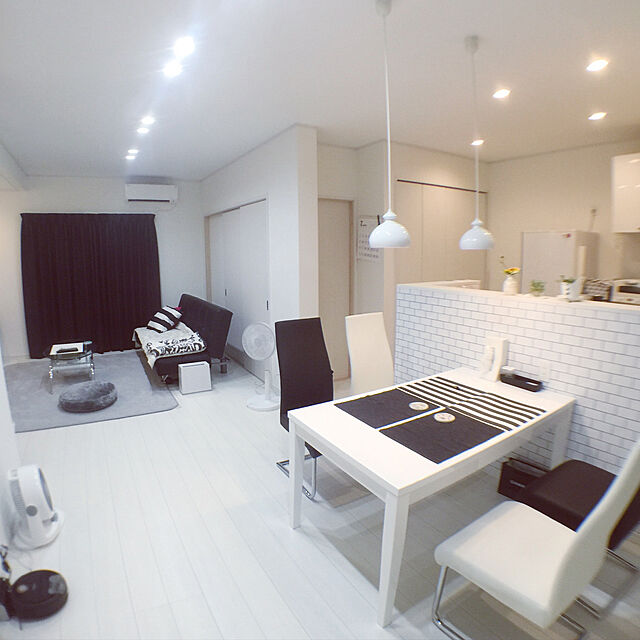 mykのイデア-イデアコ ゴミ箱 チューブラー ブリック ホワイト 8.5Lの家具・インテリア写真