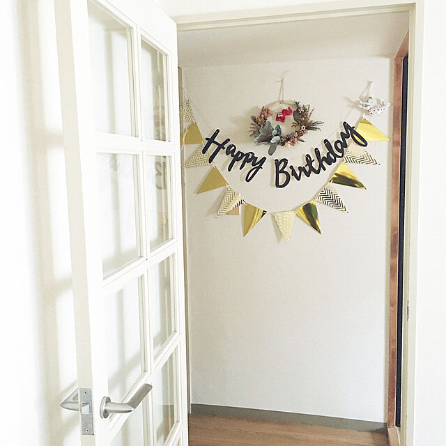 dongurinokoの-誕生日 パーティー 飾り ガーランド 飾り付け 1歳 HAPPY BIRTHDAY バースデー バルーン ハッピーバースデーの家具・インテリア写真