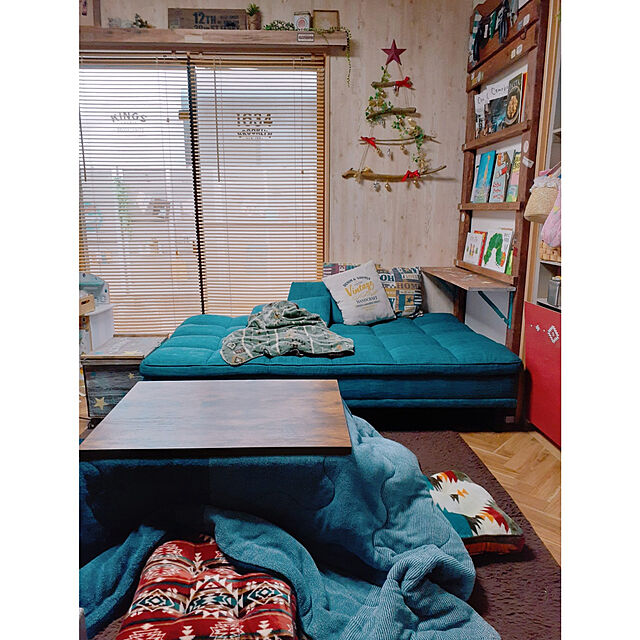 rumi_ebiの-ブラインド ブラインドカーテン ウッドブラインド 木製 横型 オーダーブラインド 35mmスラット 幅35〜200cm 高さ31〜230cm イージーブランドの家具・インテリア写真