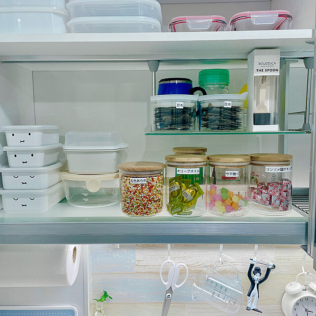 miyuのプラス-プラス キッチンバサミ 料理ばさみ 分解 食洗機対応 フィットカットカーブ マッシュルームホワイト 紙箱包装 35728の家具・インテリア写真